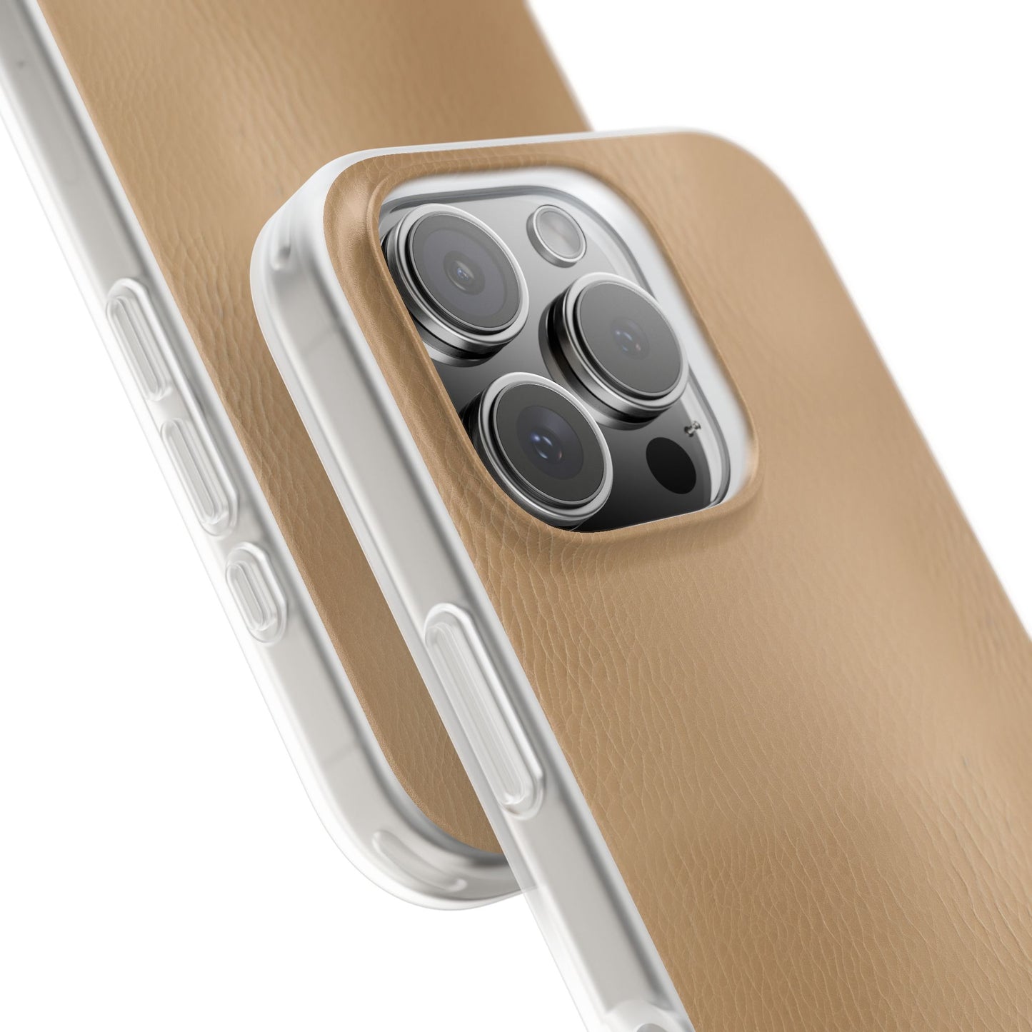 Tawny Reserve | Tan Faux Leather iPhone Case | Timeless Protection with Elevated Style