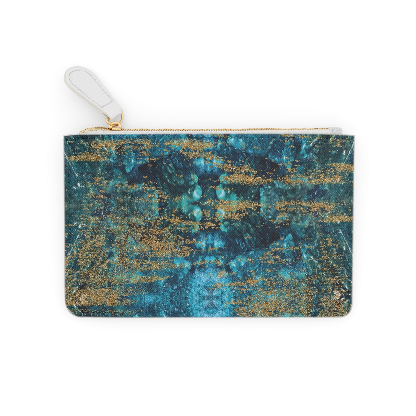 LIMITED EDITION: Celestial Reverie | Chrysocolla & Pyrite Inspired Mini Clutch Bag | Collector’s Vault Edition of Cleopatra’s "Wise Stone"