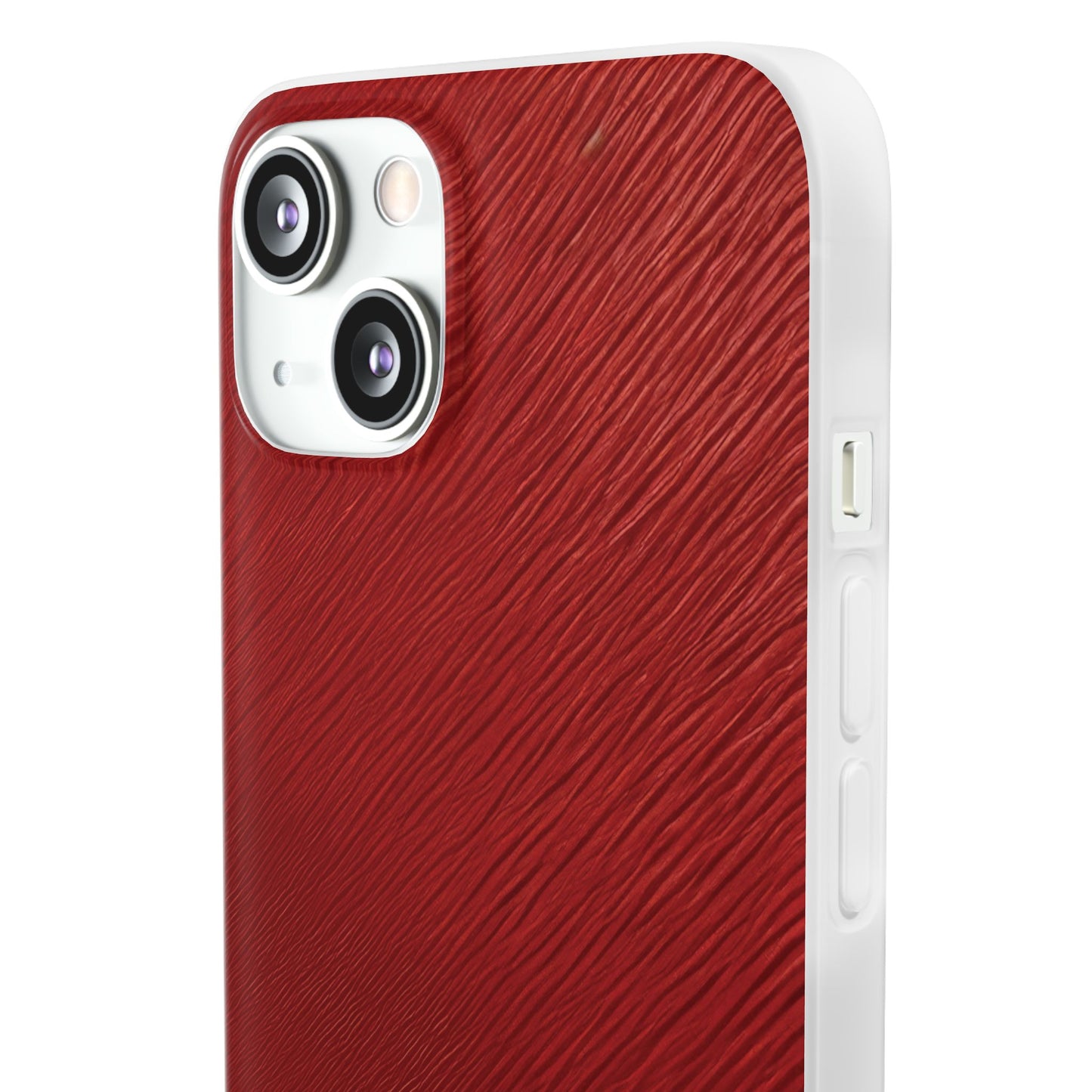 Crimson Reverie | Striking Dark Red iPhone Case | Shock-Absorbing TPU Protective Cover, Slim & Wireless Charging Compatible – Unique Tech Gift for All iPhone Sizes