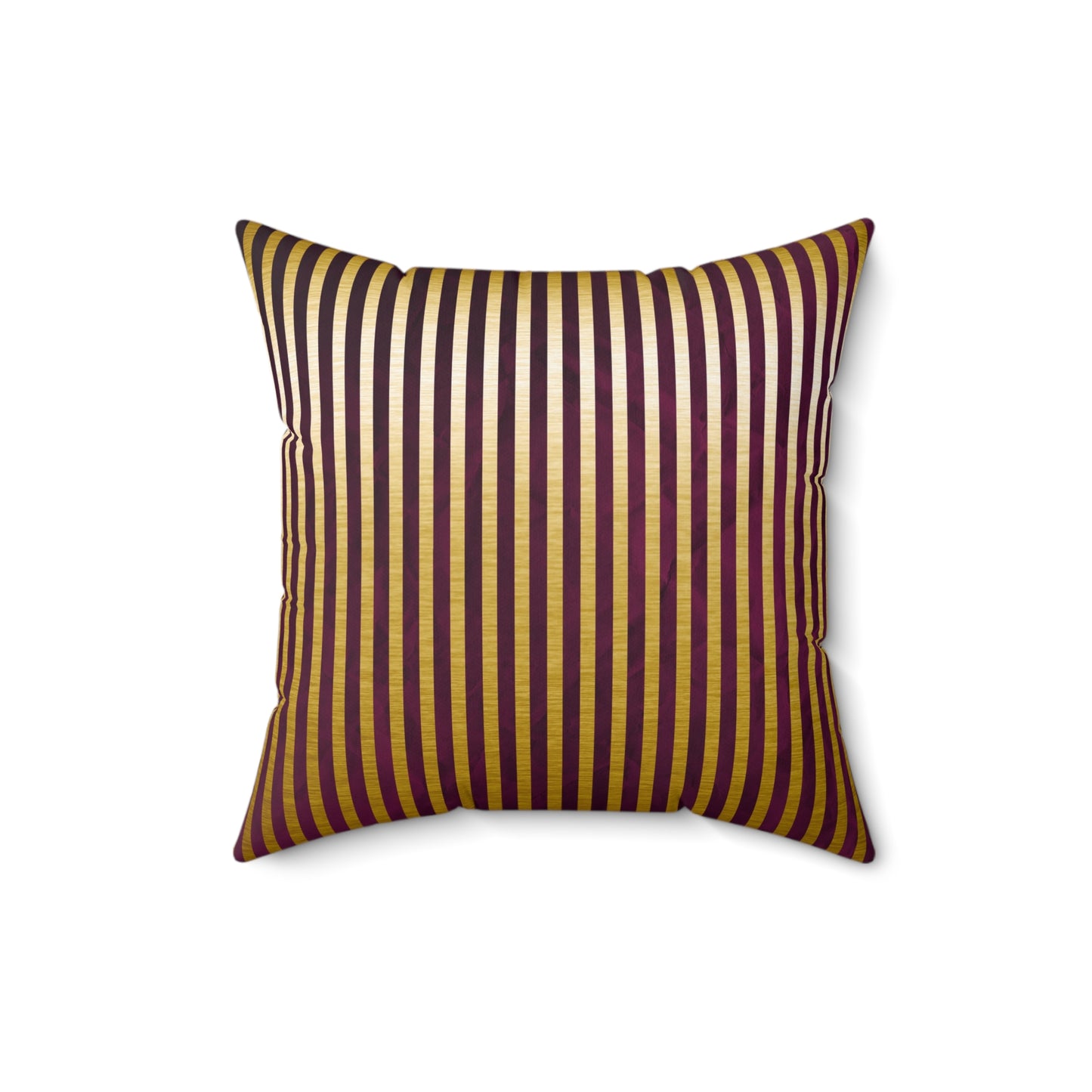 Luxury Stripes | Custom Spun Polyester Square Pillow | Stylish Double-Sided Home Décor Accent for a Personalized Touch