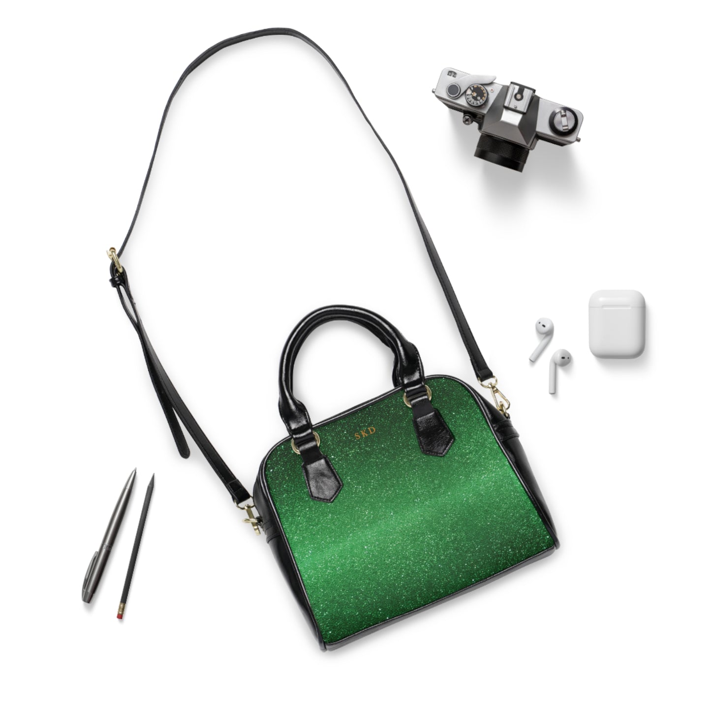 LIMITED EDITION: Emerald Enchantment | Shimmering Fairytale Handbag | Radiant Sophistication in Every Shade of Courage