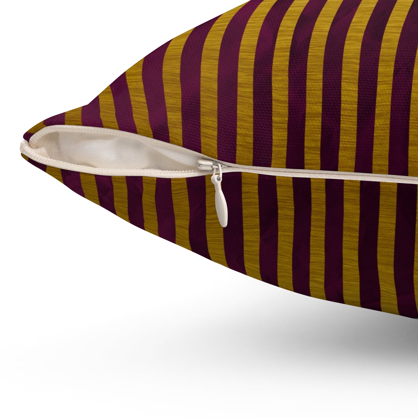 Luxury Stripes | Custom Spun Polyester Square Pillow | Stylish Double-Sided Home Décor Accent for a Personalized Touch