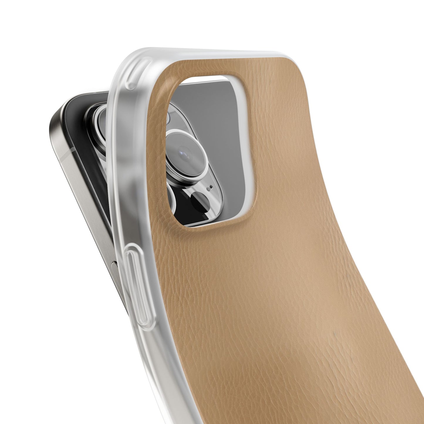 Tawny Reserve | Tan Faux Leather iPhone Case | Timeless Protection with Elevated Style