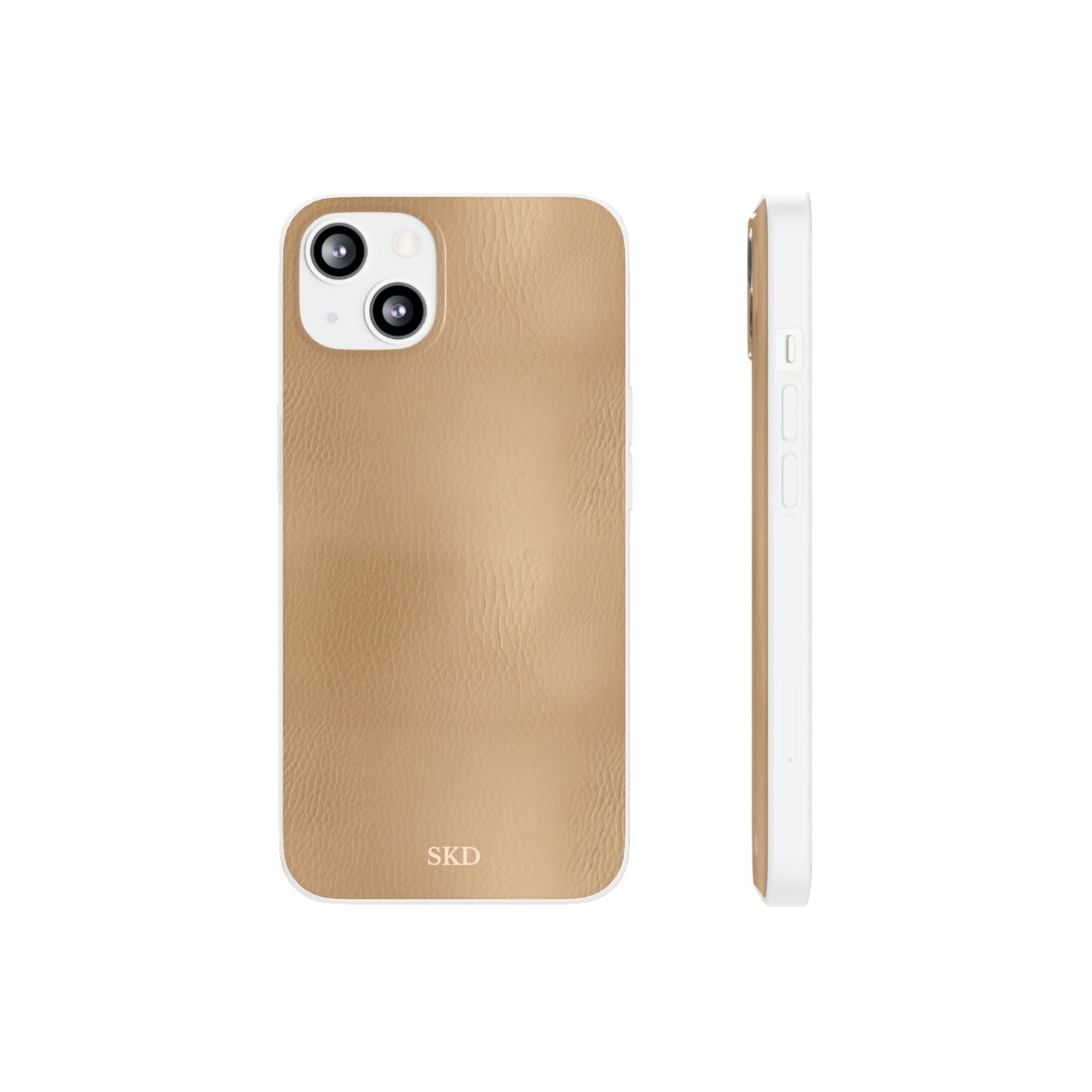 Tawny Reserve | Tan Faux Leather iPhone Case | Timeless Protection with Elevated Style