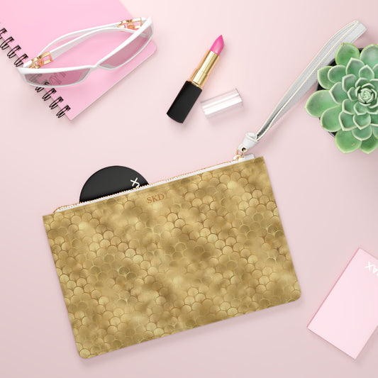 Collector's Vault: Gold Horizon | Metallic Gold Smooth Clutch Bag | Sunlit Glamour for Every Celebration