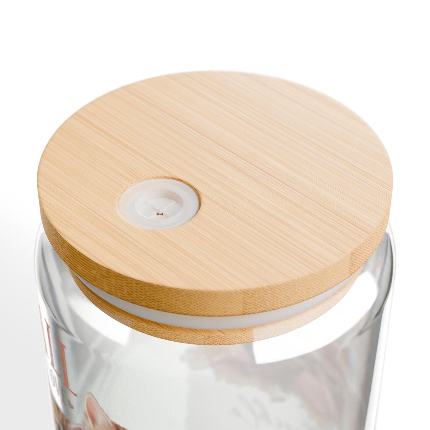 'Fall In Love With As Many Things As Possible' | 16oz Custom Sipper Glass with Bamboo Lid & Straw – Perfect for Sweet Treats and Family Parties