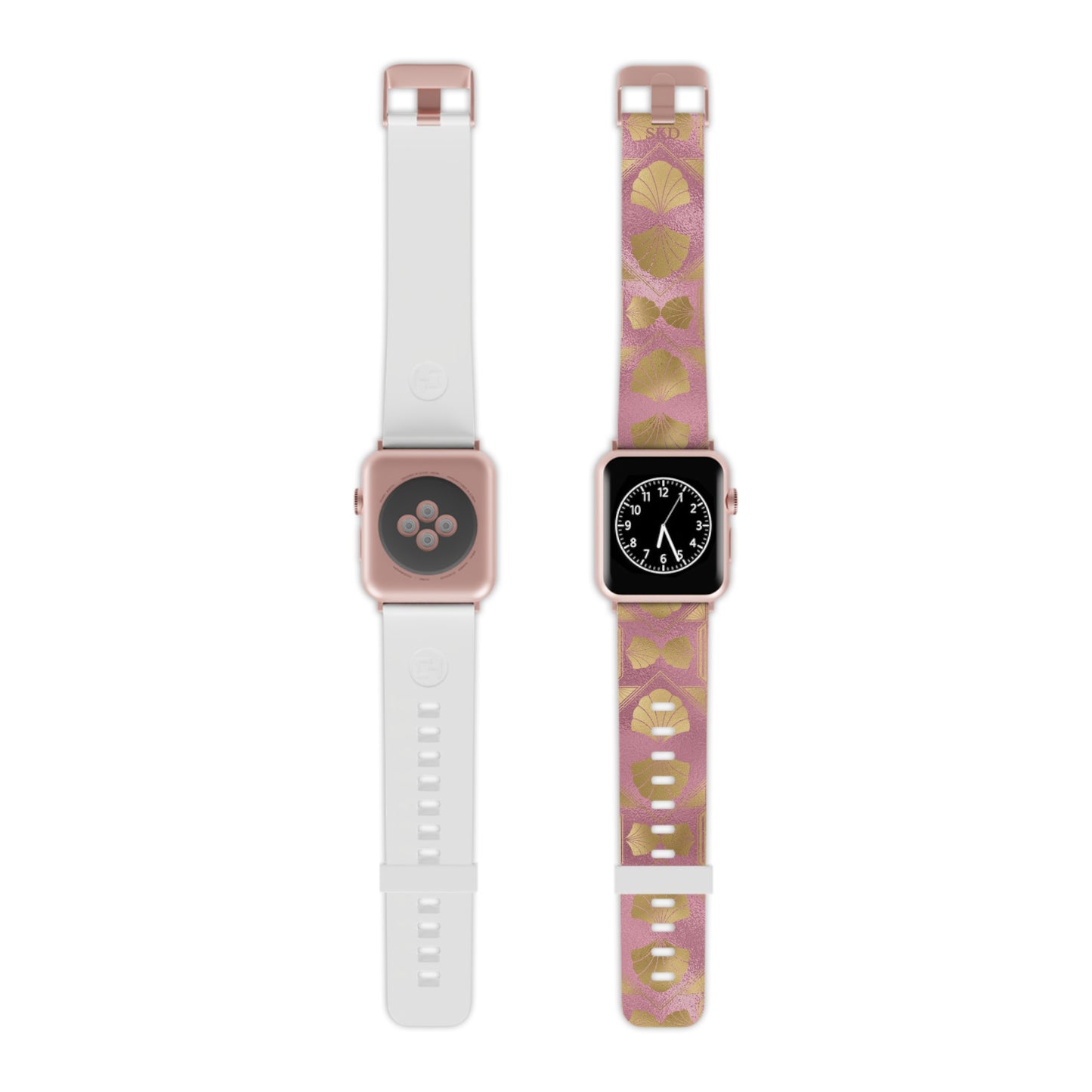 Collector's Vault: Blush Horizon | Digital Couture Pastel Pink Apple Watch Band | Adjustable Strap, Sweat-Resistant & Compatible with All Series