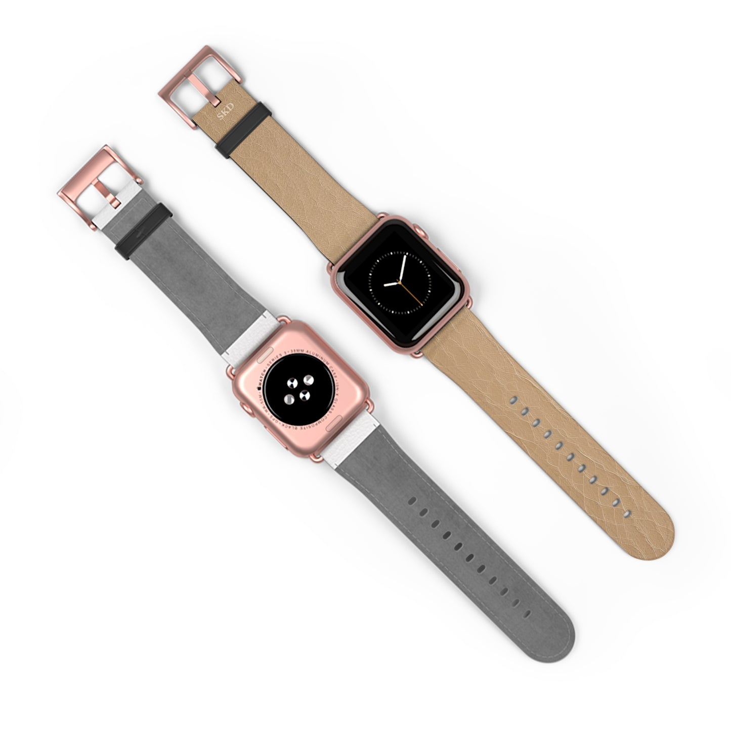 Tawny Reserve | Tan Faux Leather Luxe Apple Watch Strap, RoHS, REACH & Intertek Certified | Where Timeless Style Meets Everyday Utility