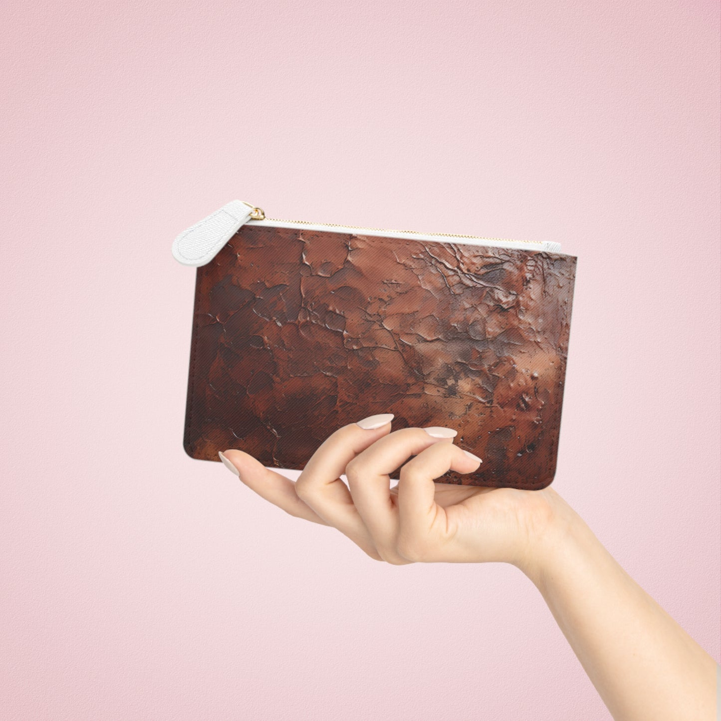 Collector's Vault: Monarch Dynasty | Deep Earth Patina Mini Clutch Bag | Regal Statement for Distinctive Taste
