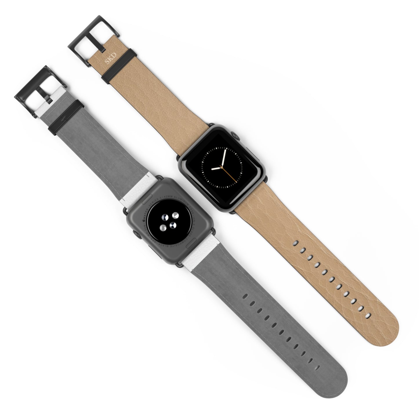 Tawny Reserve | Tan Faux Leather Luxe Apple Watch Strap, RoHS, REACH & Intertek Certified | Where Timeless Style Meets Everyday Utility