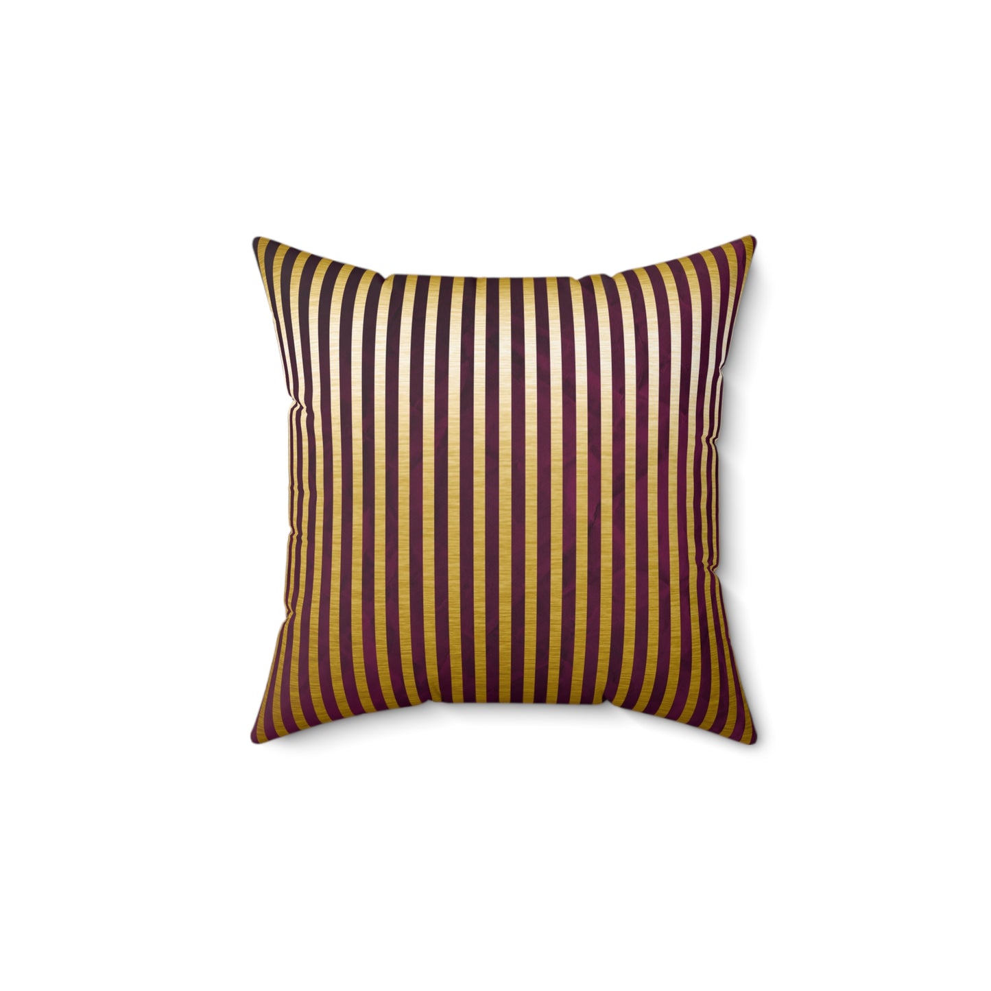 Luxury Stripes | Custom Spun Polyester Square Pillow | Stylish Double-Sided Home Décor Accent for a Personalized Touch