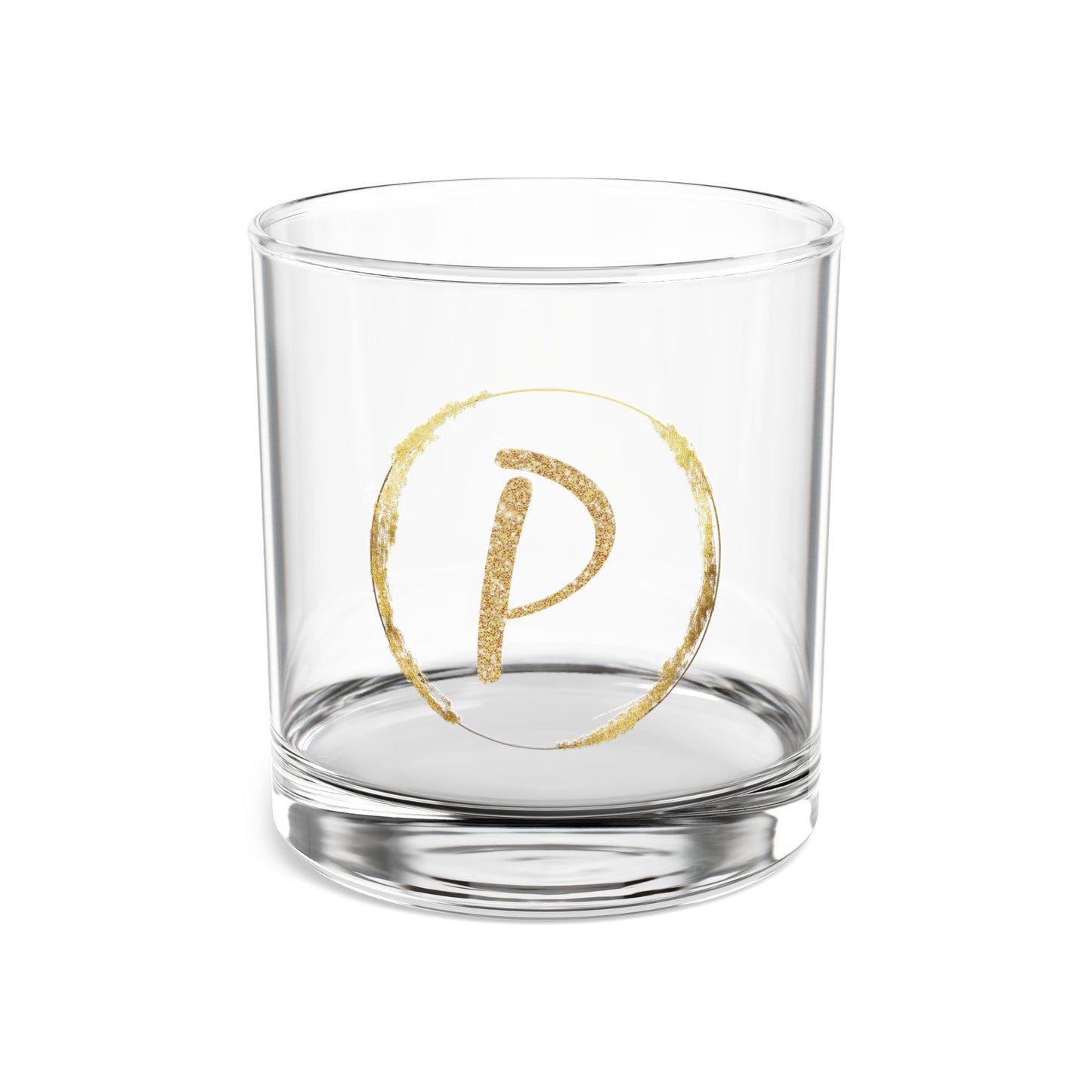 Letter P | 10oz Rocks Glass - Durable, BPA-Free, Made in the USA