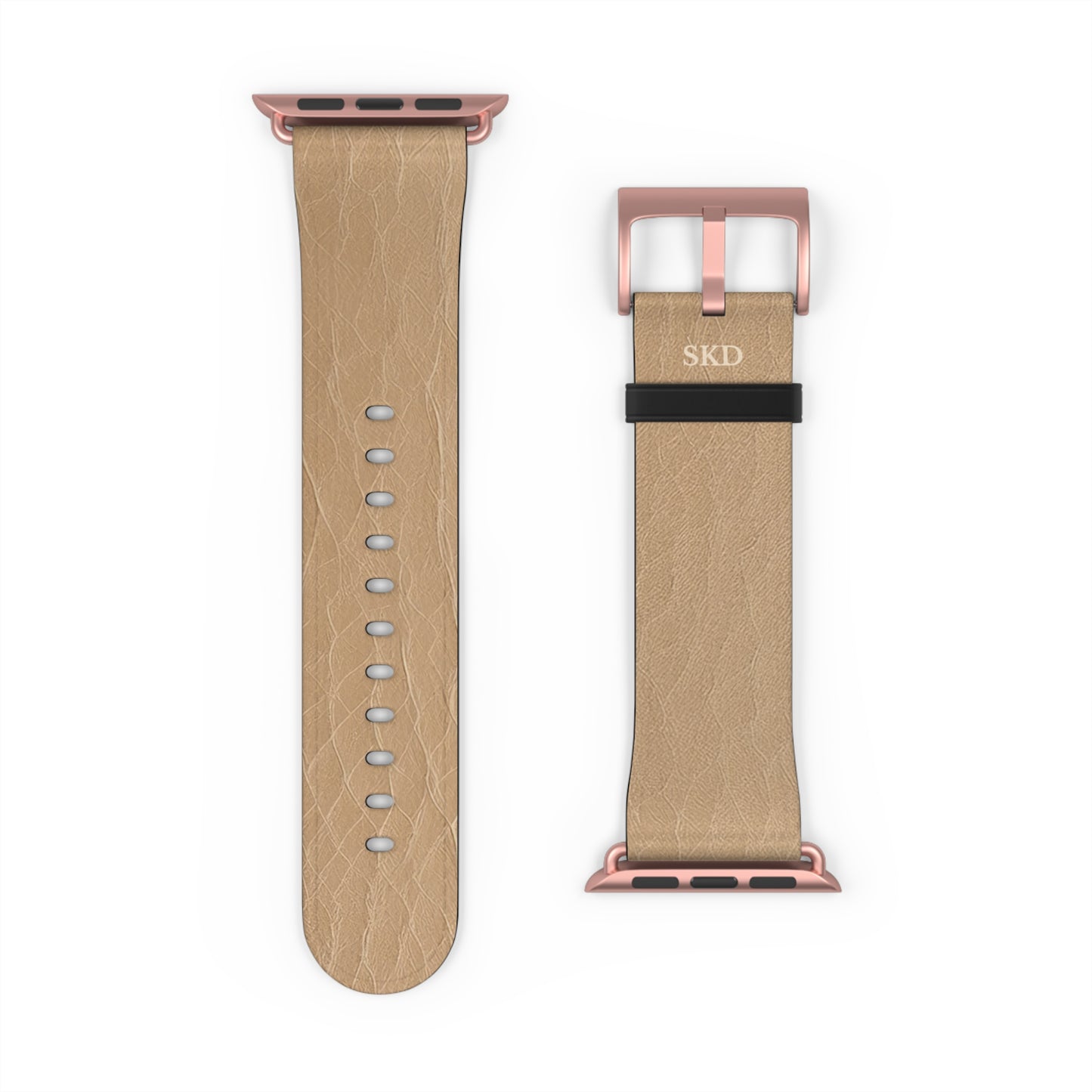 Tawny Reserve | Tan Faux Leather Luxe Apple Watch Strap, RoHS, REACH & Intertek Certified | Where Timeless Style Meets Everyday Utility