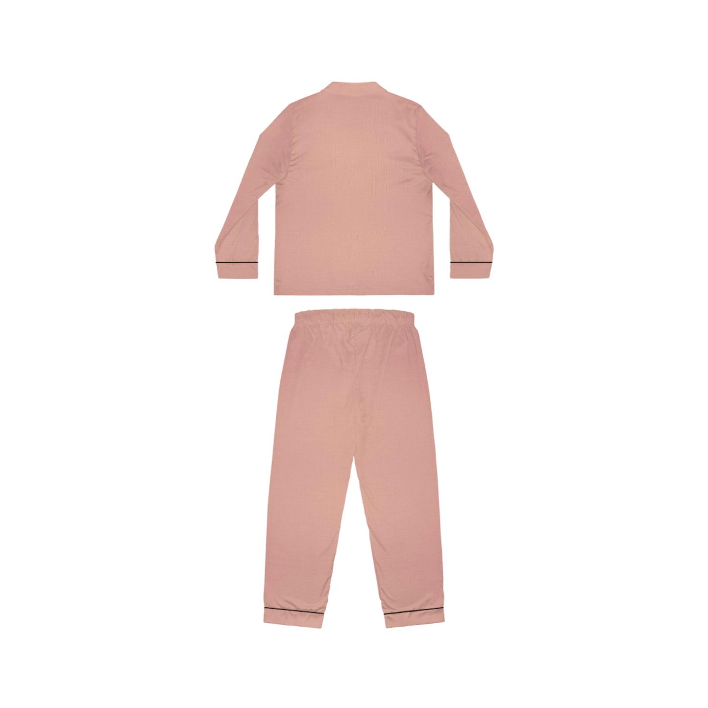 Letter A - Monogrammed Peach Cottage Satin Pajamas for Women | Soft, Elegant Sleepwear with Drawstring Waist - Signature Keepsake Designs