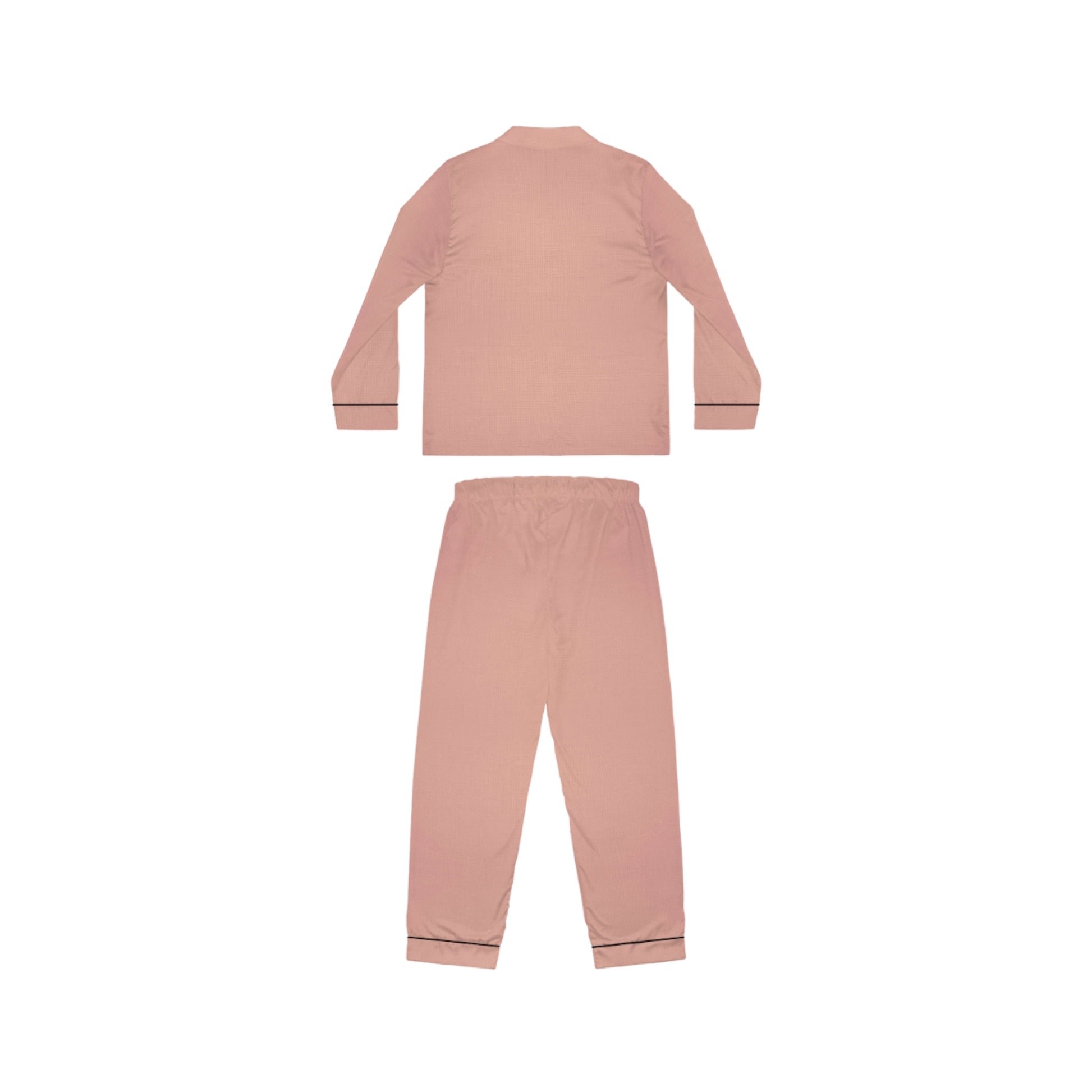 Letter A - Monogrammed Peach Cottage Satin Pajamas for Women | Soft, Elegant Sleepwear with Drawstring Waist - Signature Keepsake Designs