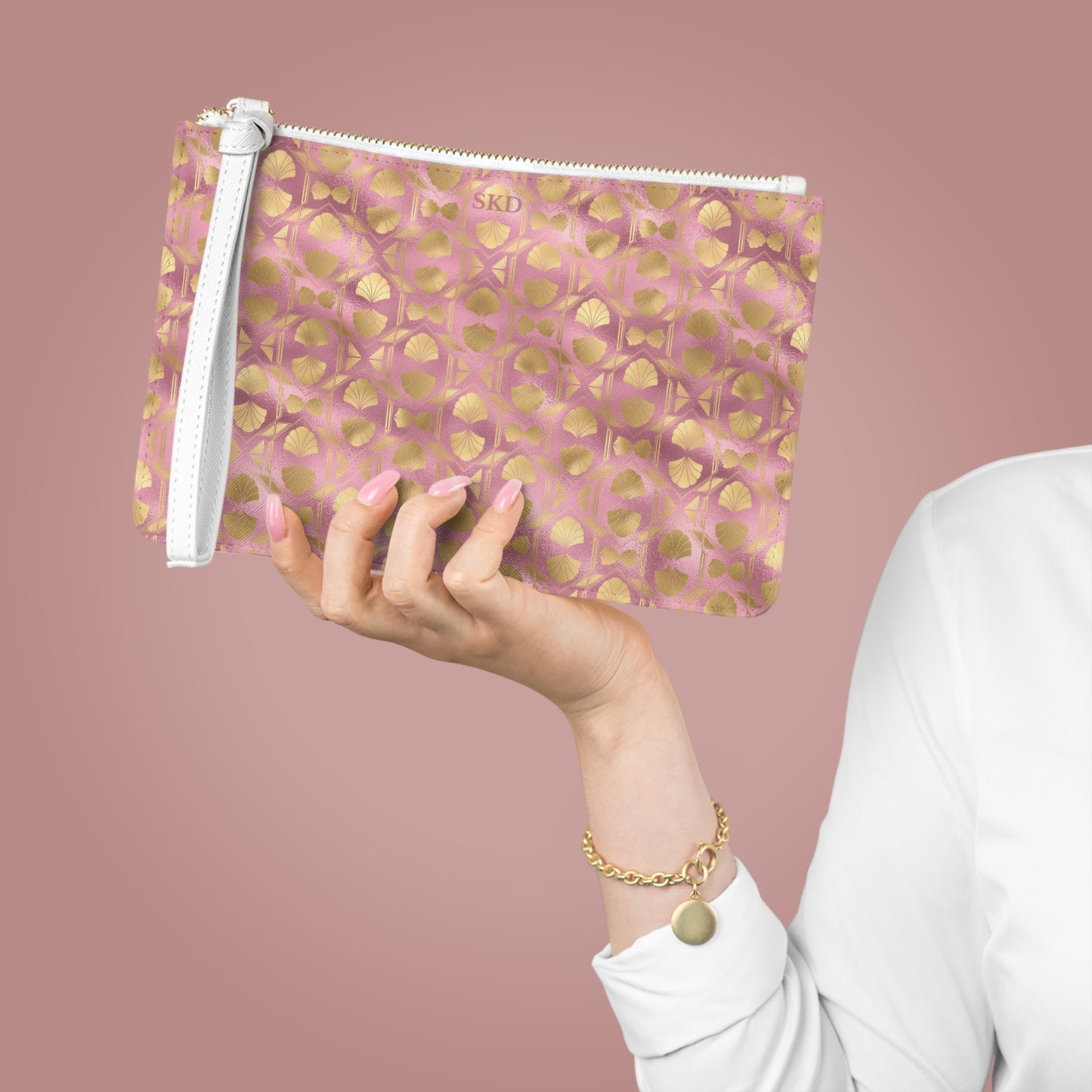 Collector's Vault: Blush Horizon | Soft Pink Smooth Clutch Bag | Romantic Pastel Beauty for Feminine Charm