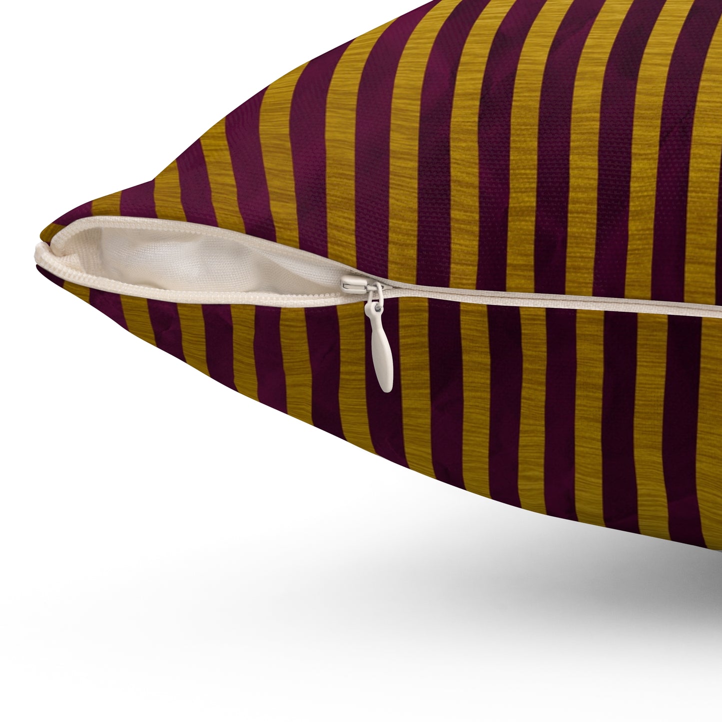 Luxury Stripes | Custom Spun Polyester Square Pillow | Stylish Double-Sided Home Décor Accent for a Personalized Touch