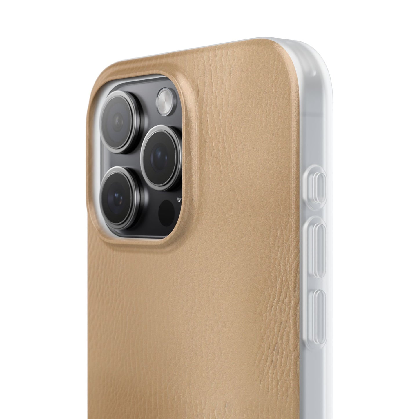 Tawny Reserve | Tan Faux Leather iPhone Case | Timeless Protection with Elevated Style