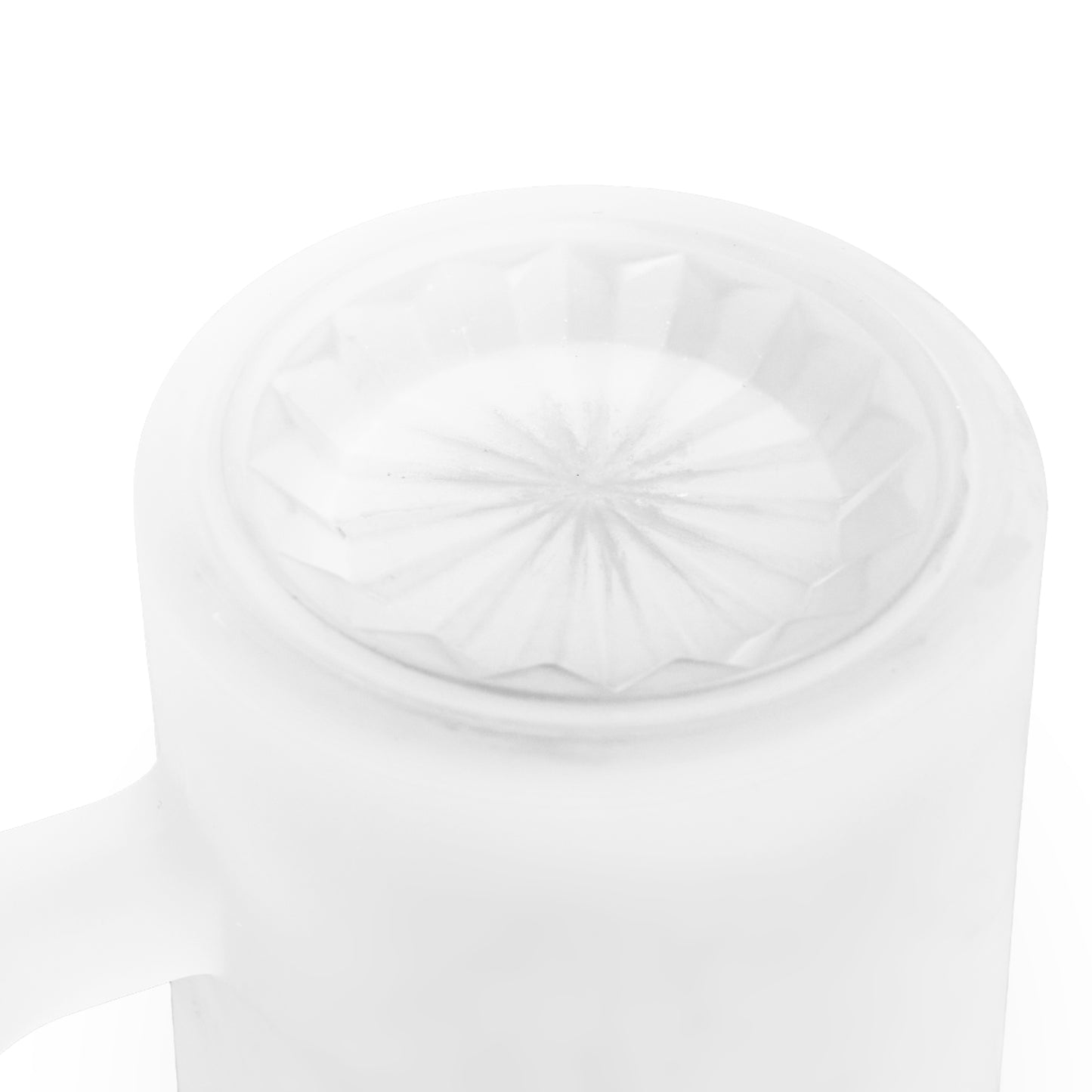 Letter D - Personalized 16oz Frosted Glass Mug – Stylish, Microwave & Dishwasher Safe Drinkware