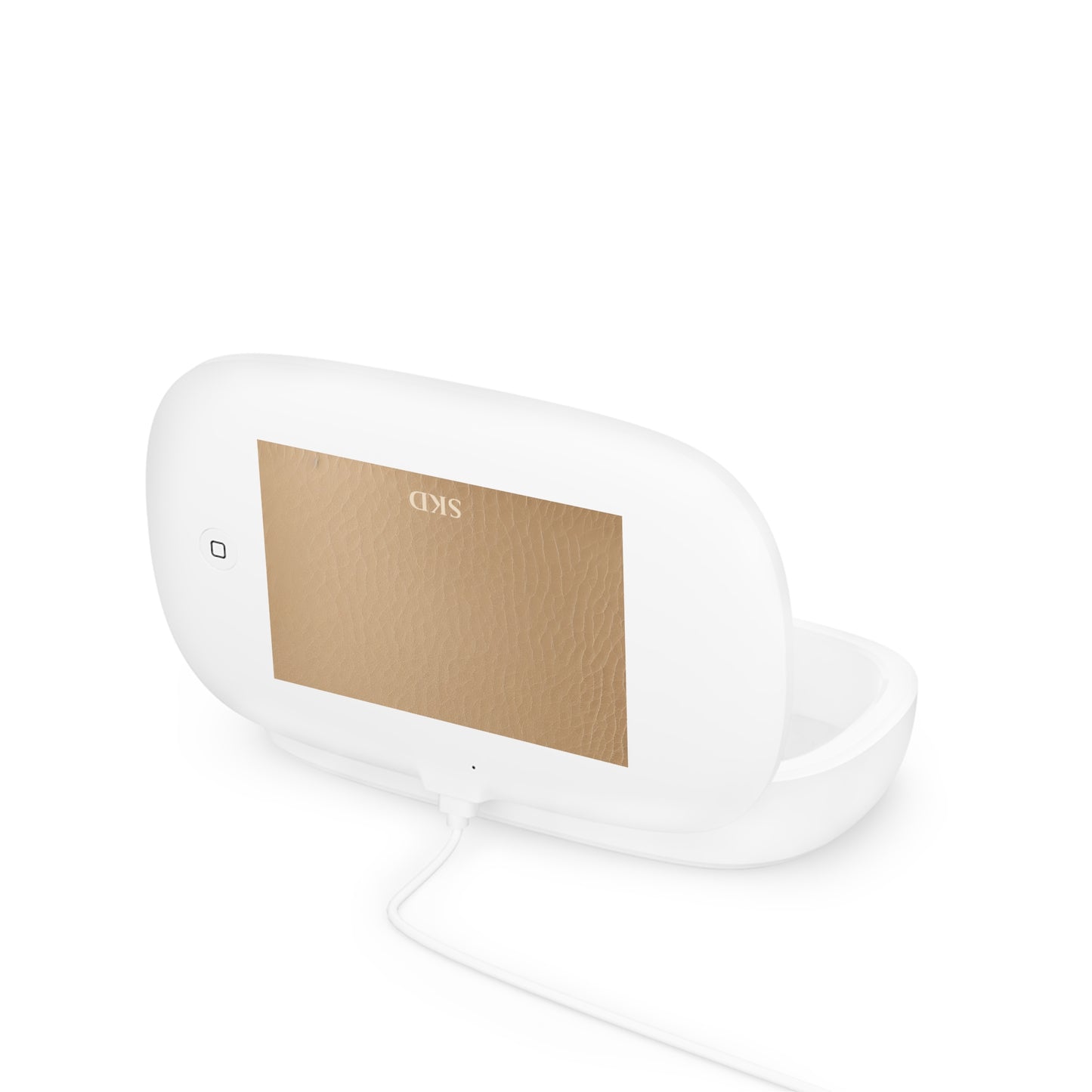 Tawny Reserve | Tan Faux Leather UV Phone Sanitizer & Wireless Charging Pad | Kills 99% of Germs, Fits Phones, Keys & Jewelry