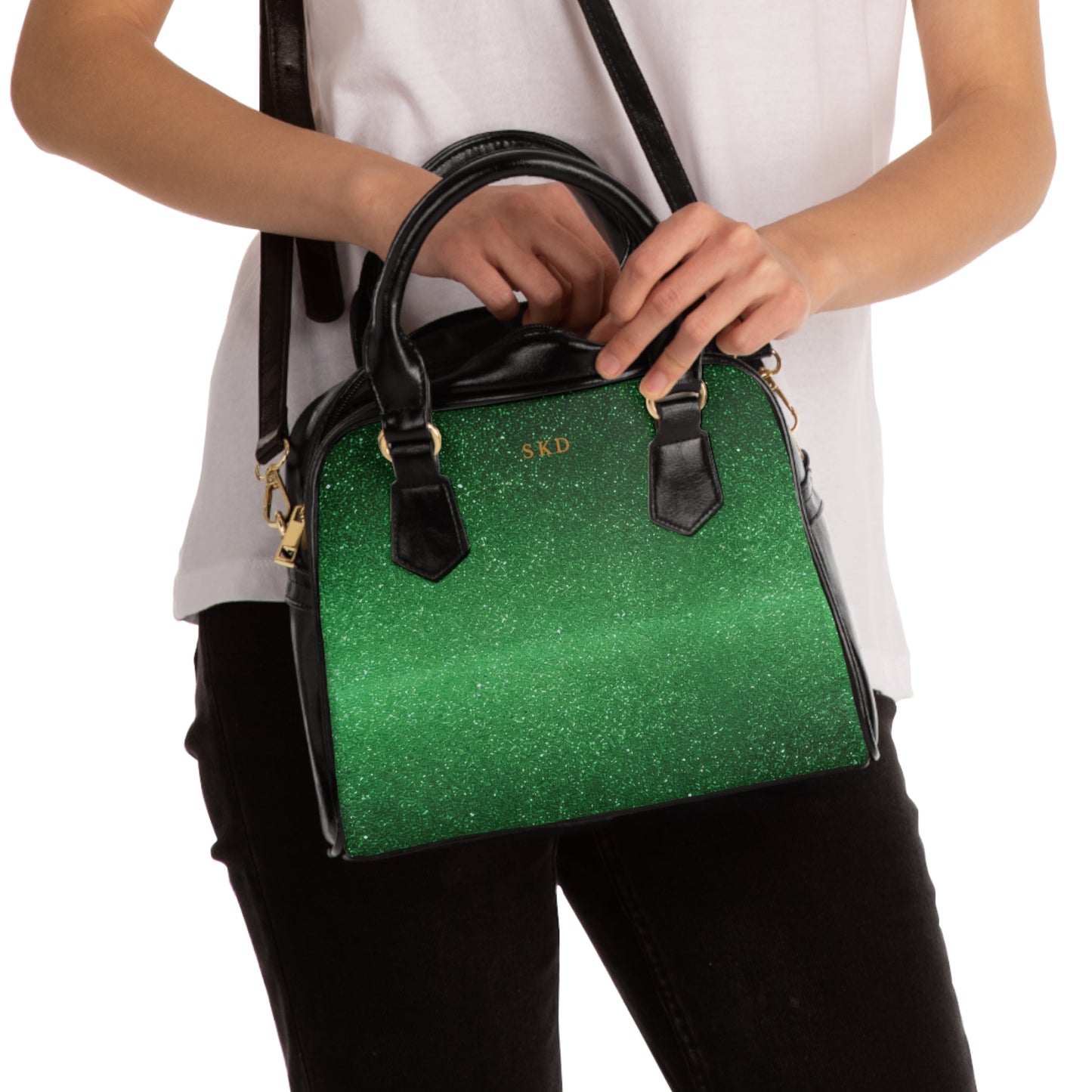 LIMITED EDITION: Emerald Enchantment | Shimmering Fairytale Handbag | Radiant Sophistication in Every Shade of Courage