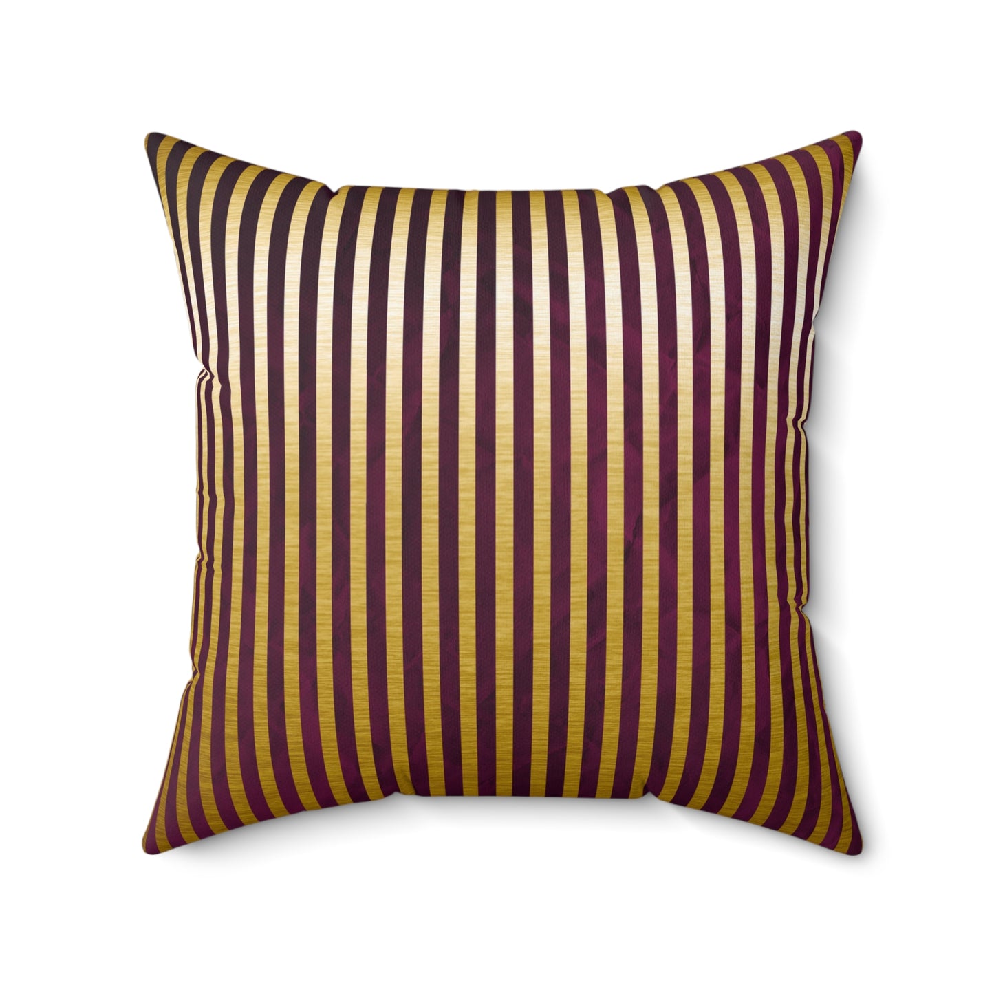 Luxury Stripes | Custom Spun Polyester Square Pillow | Stylish Double-Sided Home Décor Accent for a Personalized Touch