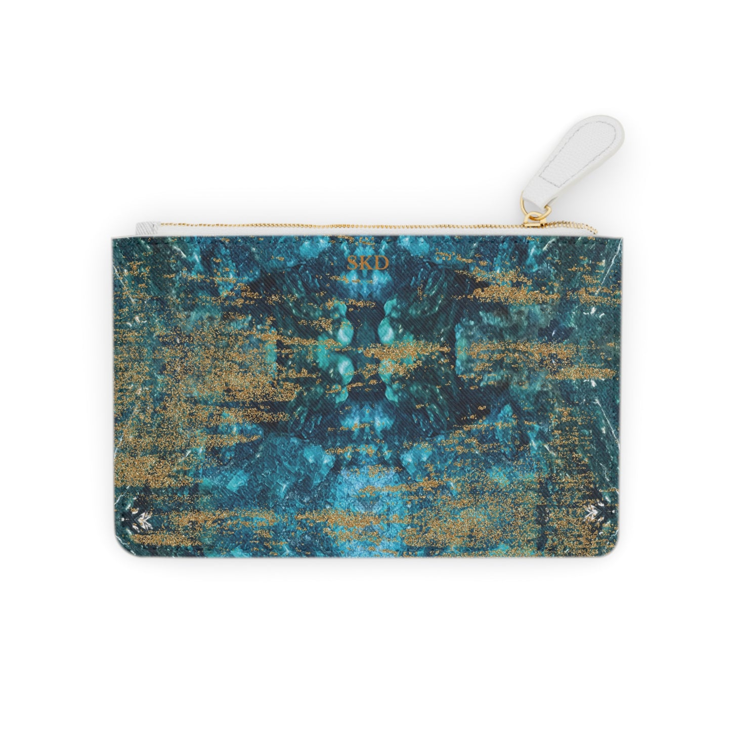 LIMITED EDITION: Celestial Reverie | Chrysocolla & Pyrite Inspired Mini Clutch Bag | Collector’s Vault Edition of Cleopatra’s "Wise Stone"