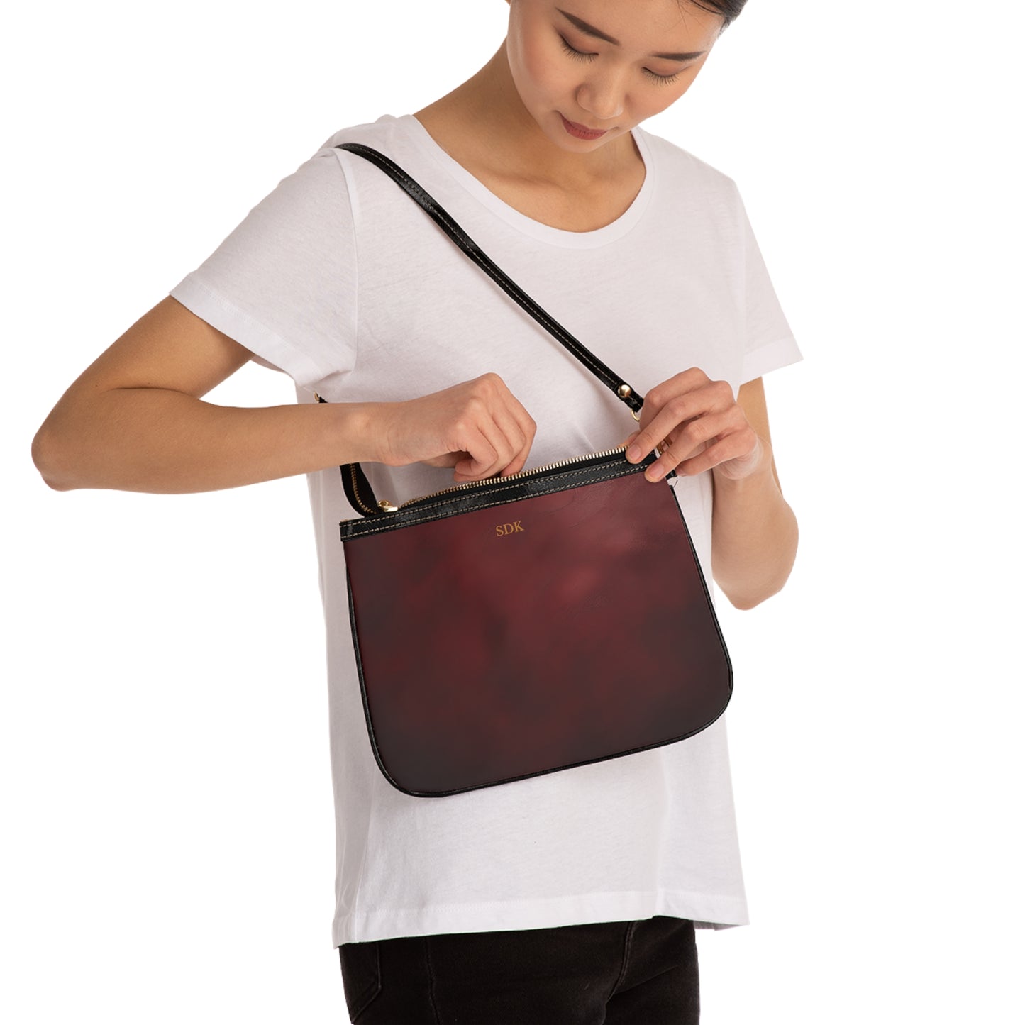 Vault Exclusive: Regal Garnet | Deep Burgundy Small Shoulder Bag | Elegant Statement for Refined Taste