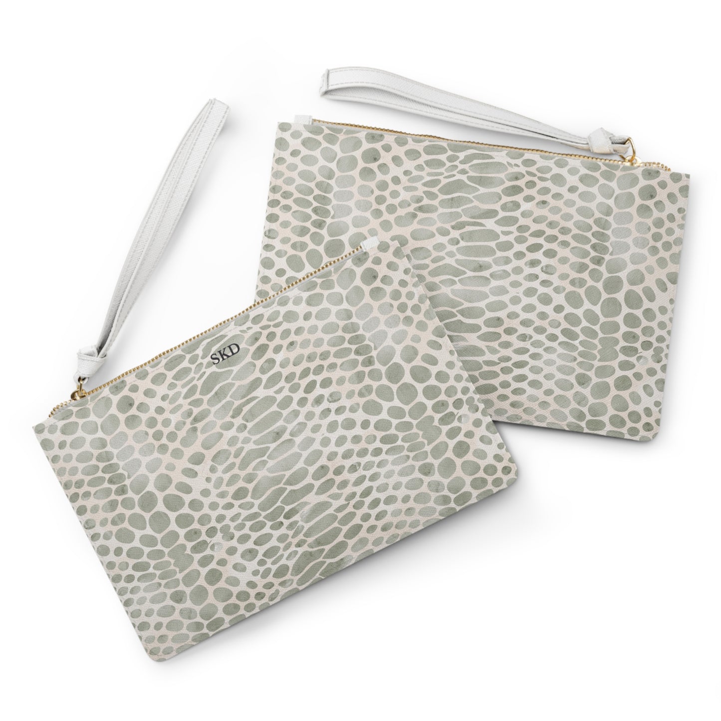 Pale Venom | Soft Taupe Faux Snake Clutch Bag | Subtle Exotic Edge for Discerning Taste