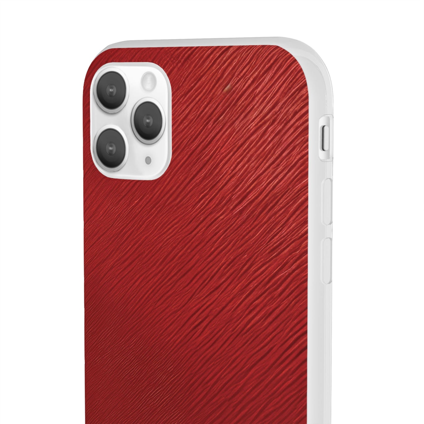 Crimson Reverie | Striking Dark Red iPhone Case | Shock-Absorbing TPU Protective Cover, Slim & Wireless Charging Compatible – Unique Tech Gift for All iPhone Sizes
