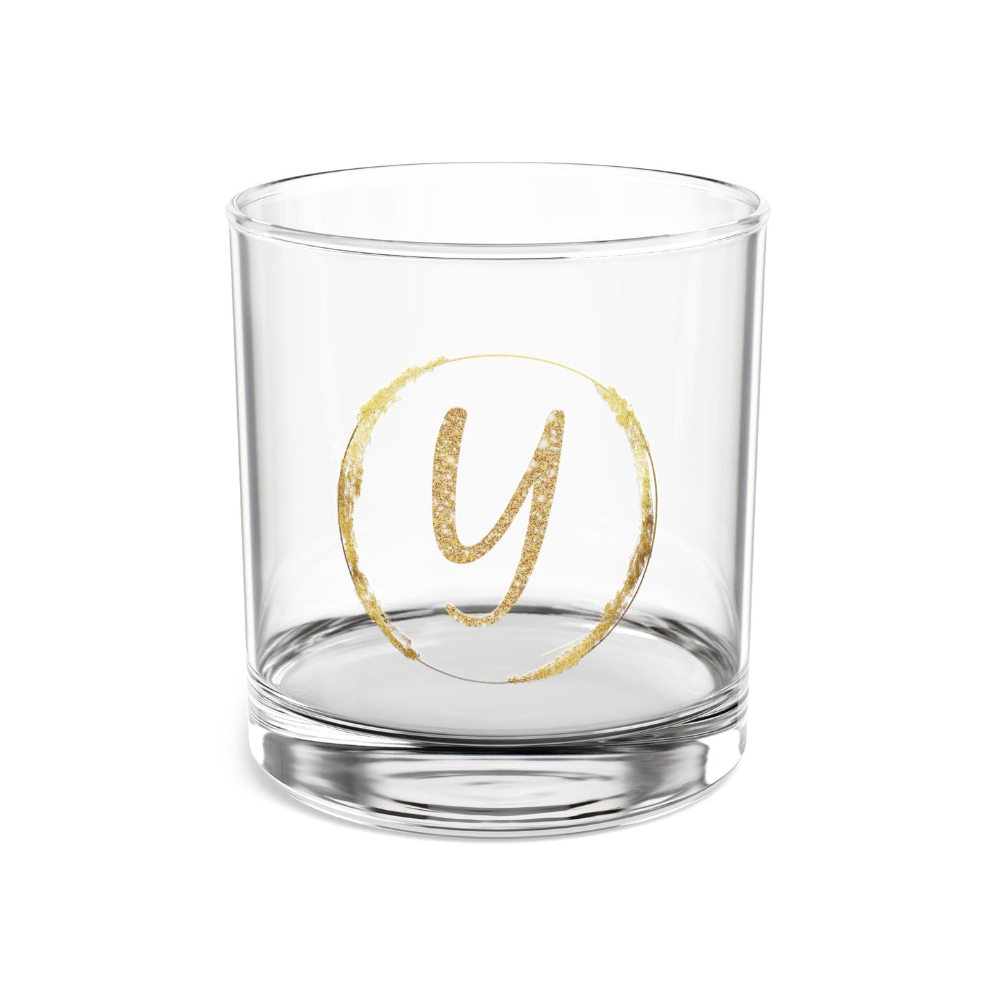 Letter Y | 10oz Rocks Glass - Durable, BPA-Free, Made in the USA