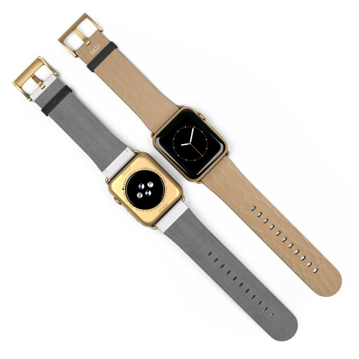 Tawny Reserve | Tan Faux Leather Luxe Apple Watch Strap, RoHS, REACH & Intertek Certified | Where Timeless Style Meets Everyday Utility