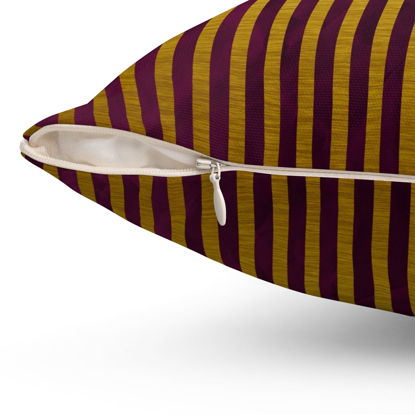 Luxury Stripes | Custom Spun Polyester Square Pillow | Stylish Double-Sided Home Décor Accent for a Personalized Touch