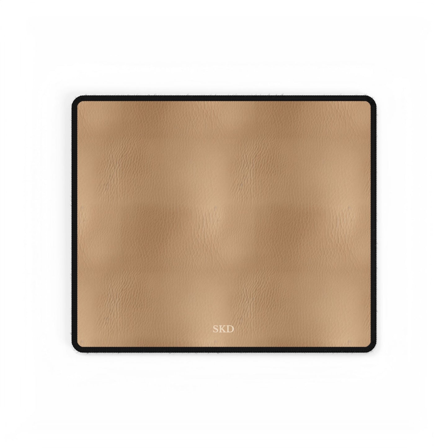 Tawny Reserve | Smooth Tan Faux Leather Computer Desk Mat | Where Timeless Style Meets Everyday Utility