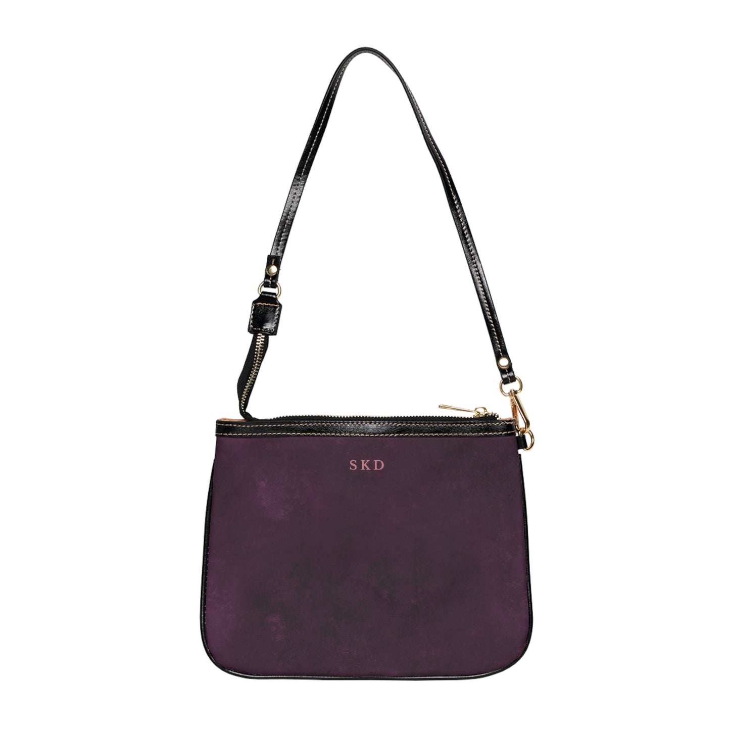 Core Collection: Nocturne Velour | Royal Purple-Toned Small Shoulder Bag | Elegance for Effortless Sophistication