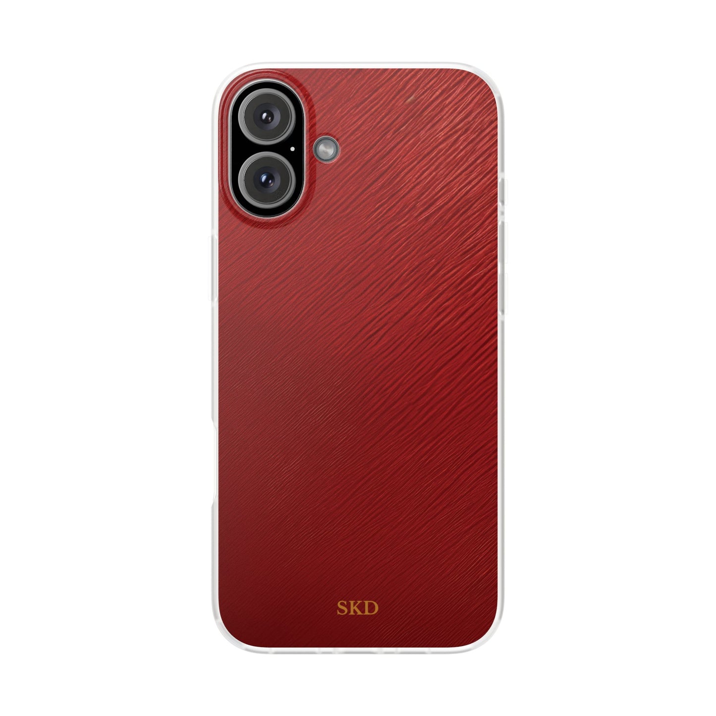 Crimson Reverie | Striking Dark Red iPhone Case | Shock-Absorbing TPU Protective Cover, Slim & Wireless Charging Compatible – Unique Tech Gift for All iPhone Sizes