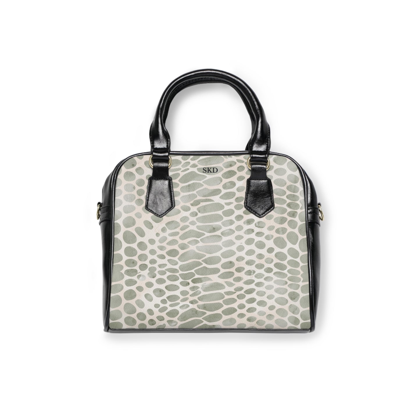 Pale Venom | Soft Taupe Faux Snake Shoulder Bag | Subtle Exotic Edge for Discerning Taste