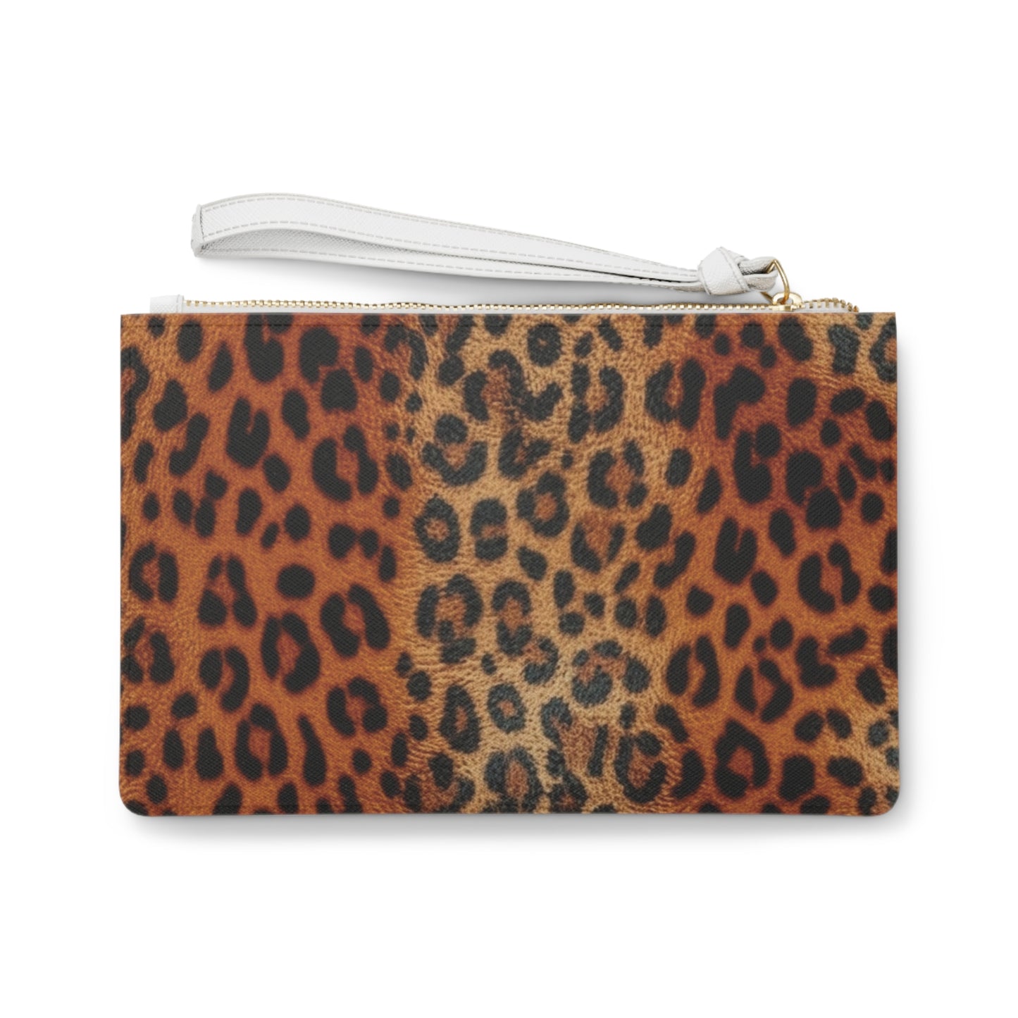 Elysian Safari | Leopard Faux Leather Clutch Bag | Timeless Glamour with a Wild Edge