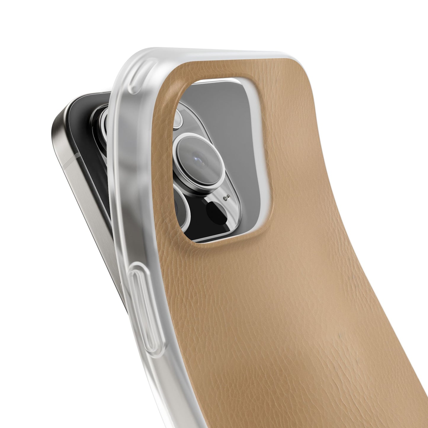 Tawny Reserve | Tan Faux Leather iPhone Case | Timeless Protection with Elevated Style