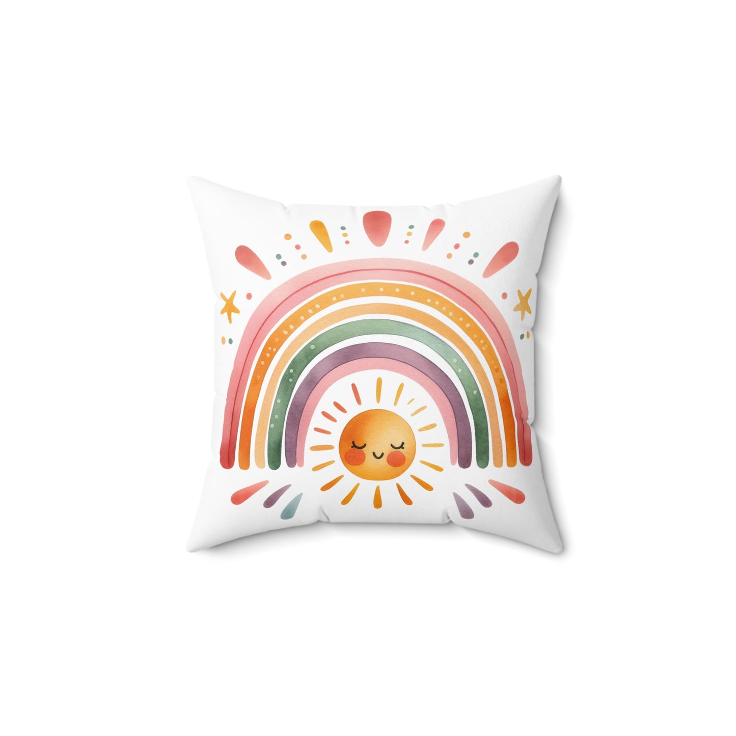 Birds of a Feather Custom Spun Polyester Square Pillow – Stylish Double-Sided Home Décor Accent for a Personalized Touch - All Smiles