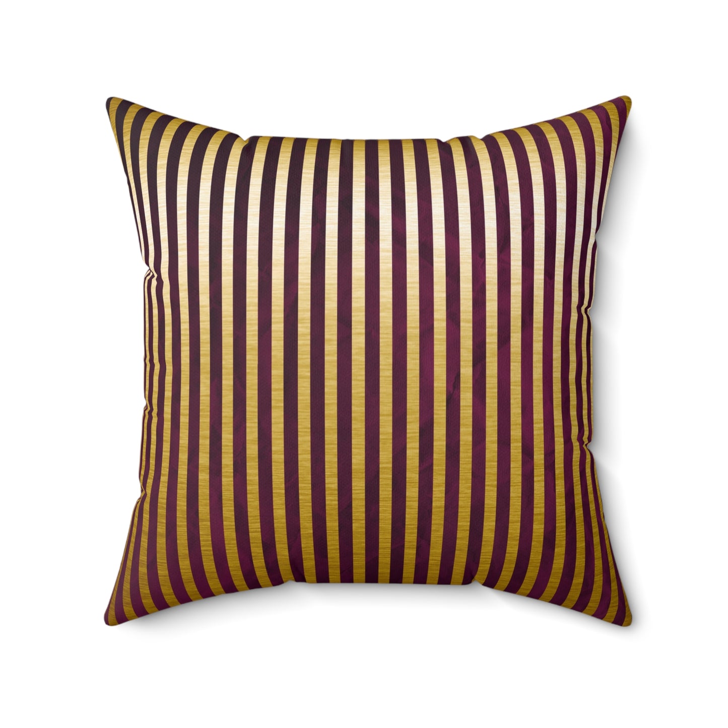 Luxury Stripes | Custom Spun Polyester Square Pillow | Stylish Double-Sided Home Décor Accent for a Personalized Touch