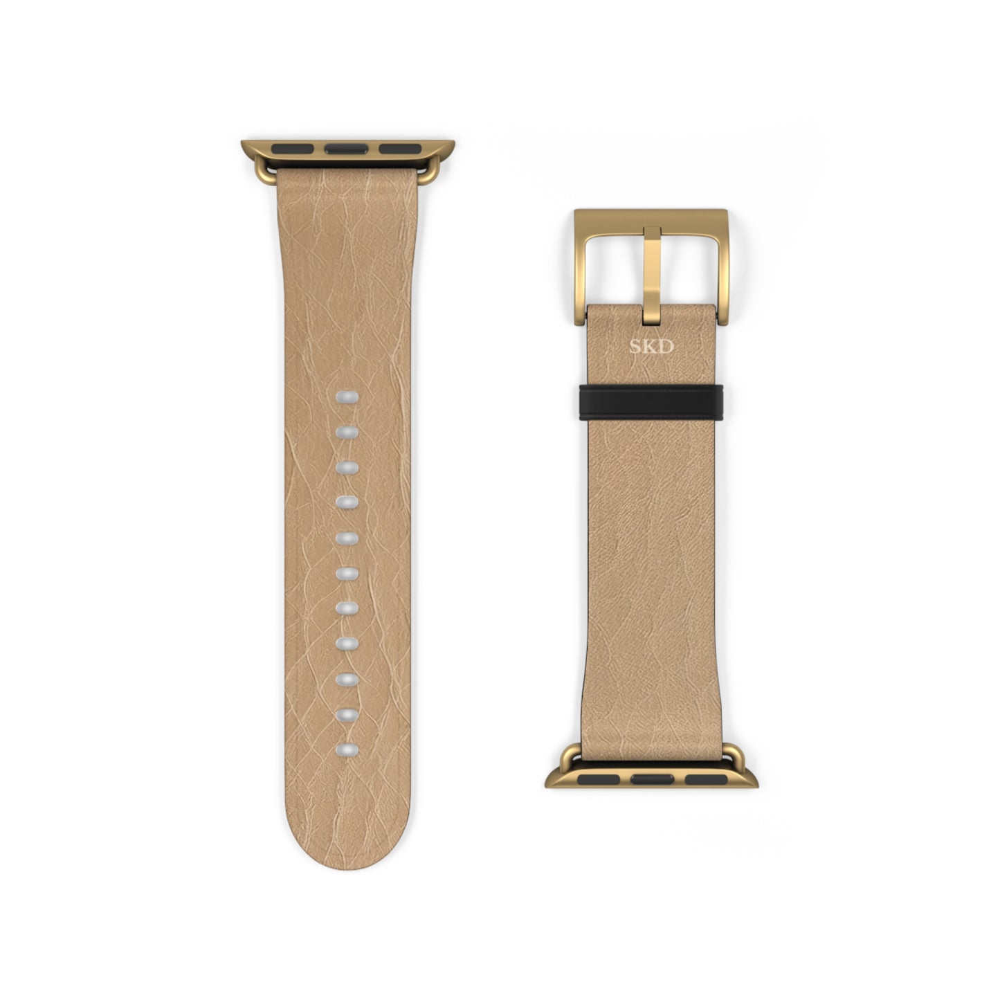 Tawny Reserve | Tan Faux Leather Luxe Apple Watch Strap, RoHS, REACH & Intertek Certified | Where Timeless Style Meets Everyday Utility