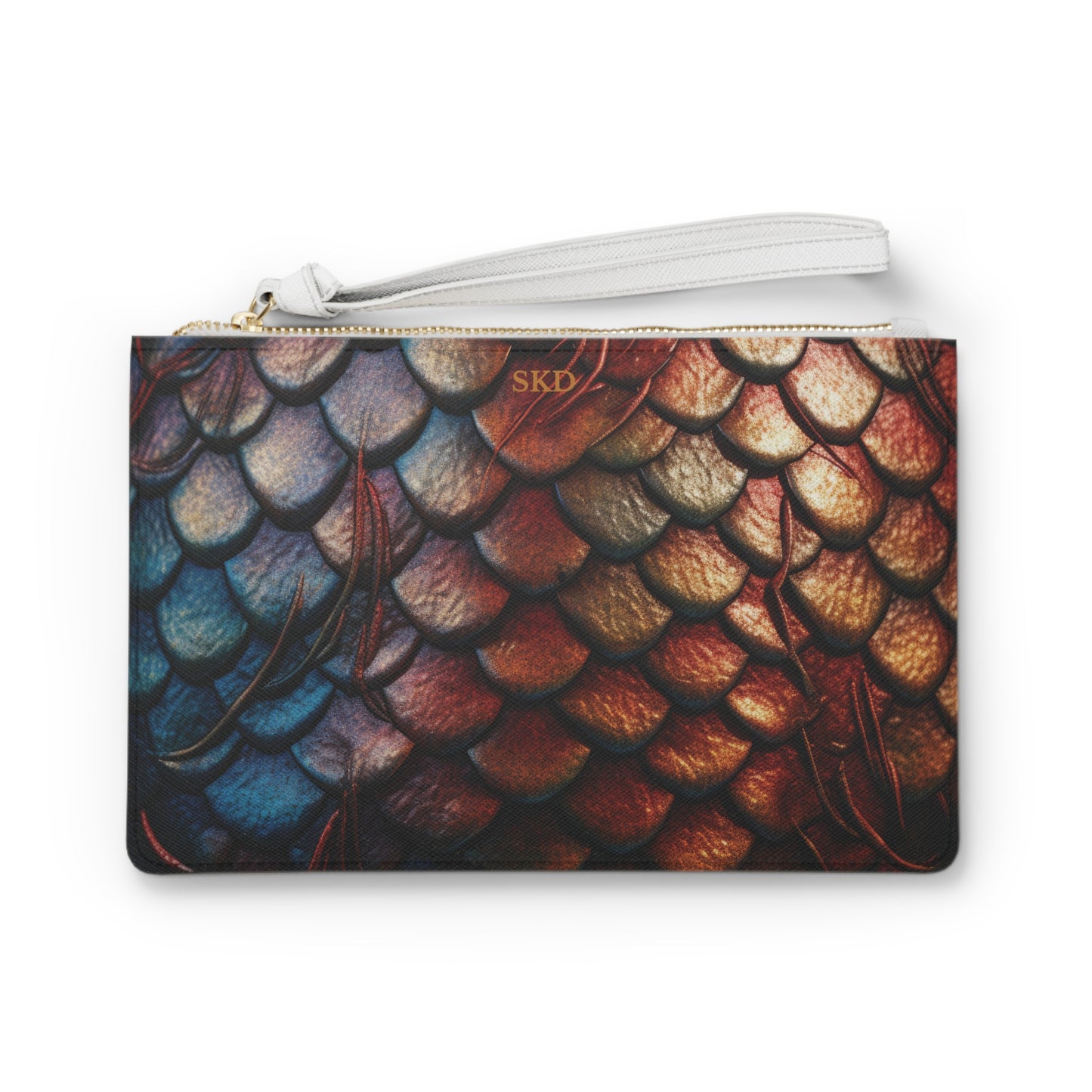 LIMITED EDITION: Enchanting Mystique | Multi-Color Dragon Scale Clutch Bag | Captivating Elegance for Evening Affairs