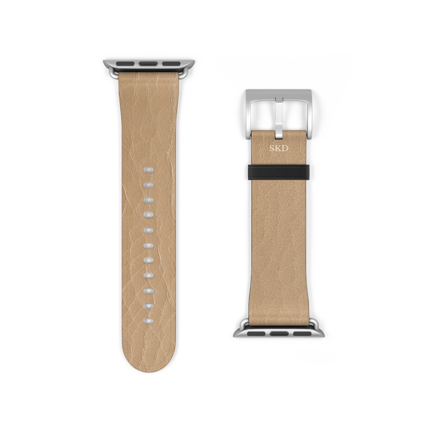 Tawny Reserve | Tan Faux Leather Luxe Apple Watch Strap, RoHS, REACH & Intertek Certified | Where Timeless Style Meets Everyday Utility