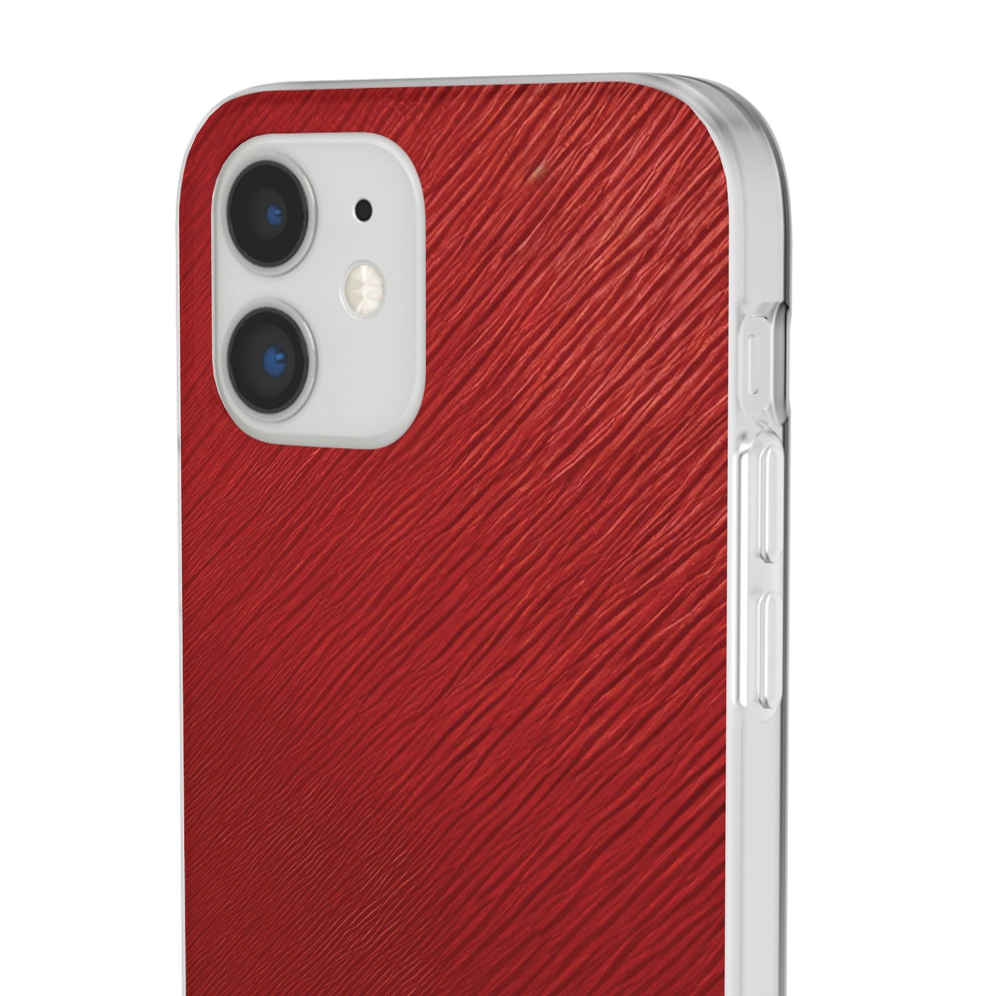 Crimson Reverie | Striking Dark Red iPhone Case | Shock-Absorbing TPU Protective Cover, Slim & Wireless Charging Compatible – Unique Tech Gift for All iPhone Sizes