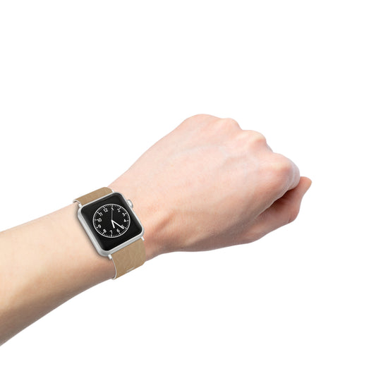 Tawny Reserve | Digital Couture Faux Leather Apple Watch Band | Where Timeless Style Meets Everyday Utility