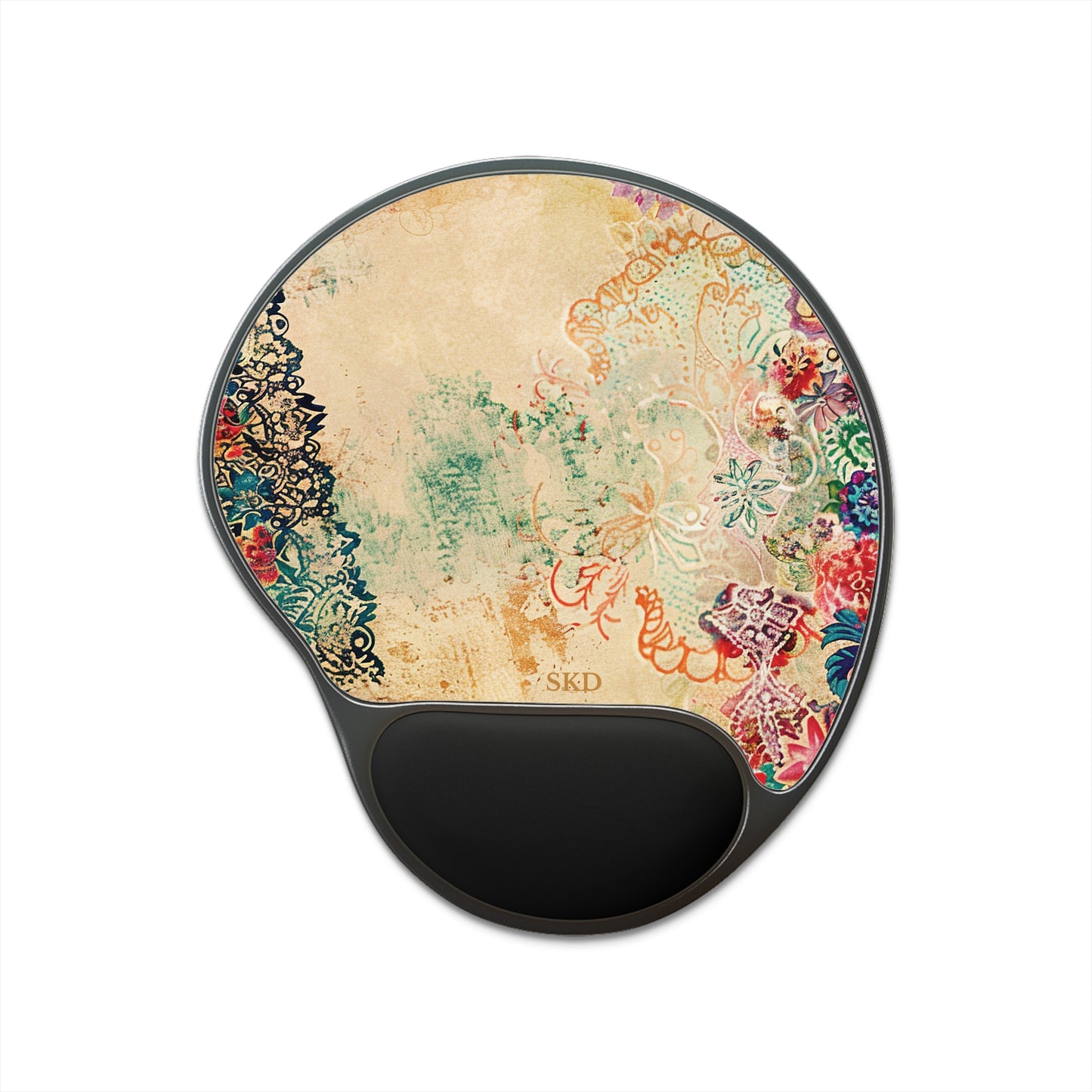 LIMITED EDITION: Timeless Tapestry | Vintage Floral Mouse Pad with Wrist Rest | Ideal for Gamers, Home Office Decor, Gift for Tech Lovers, Ergonomic Support