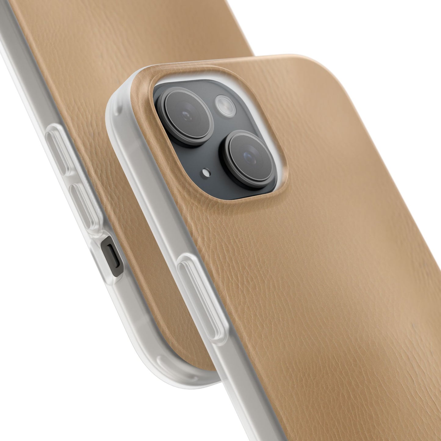Tawny Reserve | Tan Faux Leather iPhone Case | Timeless Protection with Elevated Style