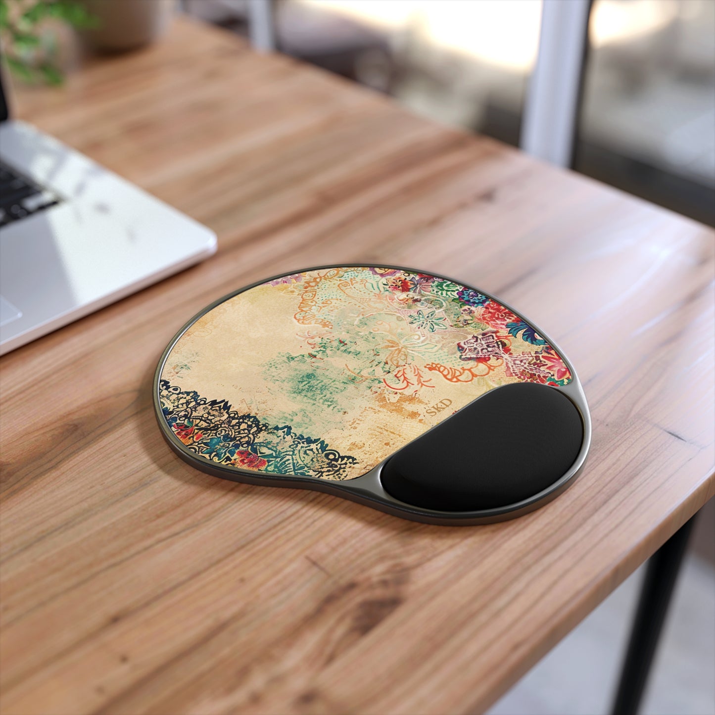 LIMITED EDITION: Timeless Tapestry | Vintage Floral Mouse Pad with Wrist Rest | Ideal for Gamers, Home Office Decor, Gift for Tech Lovers, Ergonomic Support