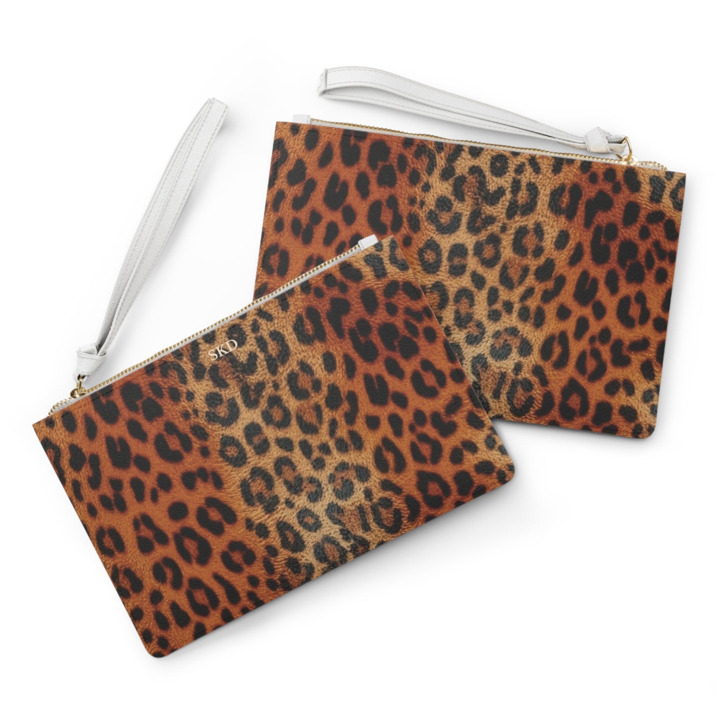 Elysian Safari | Leopard Faux Leather Clutch Bag | Timeless Glamour with a Wild Edge